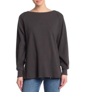 Free People We The Free Amelia Oversized Thermal Shirt Size Small